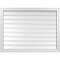 Ekena Millwork Vertical Surface Mount PVC Gable Vent: Functional, w/ 2"W x 1-1/2"P Brickmould Frame, 40"W x 30"H GVPVE40X3002SF - alternate 1